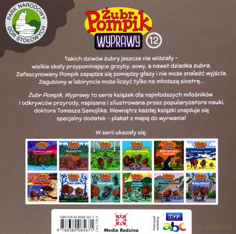 Skalny labirynt. Żubr Pompik - Tomasz Samojlik [KSIĄŻKA]