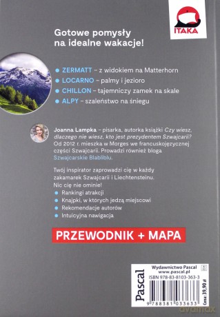 Szwajcaria i Liechtenstein. Inspirator podróżniczy. Pascal [KSIĄŻKA]