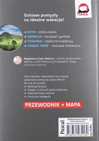 Włochy część północna. Inspirator podróżniczy. Pascal - Magdalena Ciach-Baklarz [KSIĄŻKA]