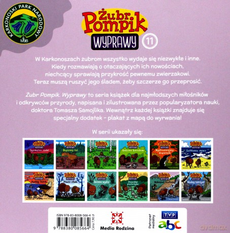 Wodospad Muflona. Żubr Pompik - Tomasz Samojlik [KSIĄŻKA]