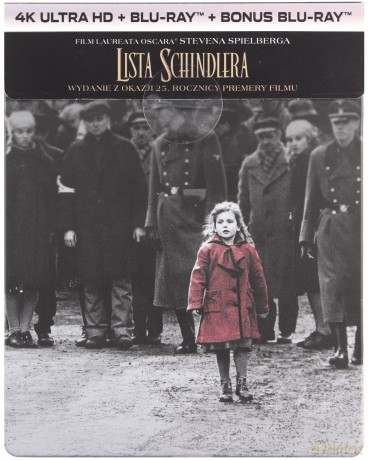 Lista Schindlera (25 rocznica) (steelbook) [Blu-Ray 4K]+[2xBlu-Ray]