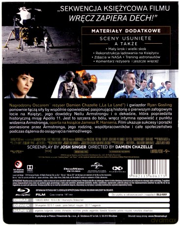 Pierwszy człowiek (steelbook) [Blu-Ray]