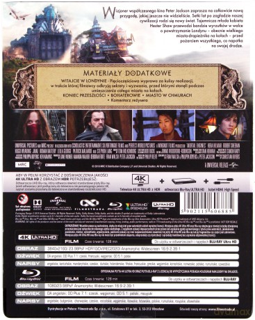 Zabójcze maszyny (steelbook) [Blu-Ray 4K]+[Blu-Ray]