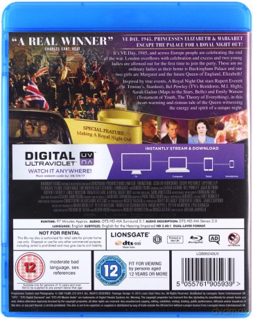 A Royal Night Out (Randka z Królową) [Blu-Ray]