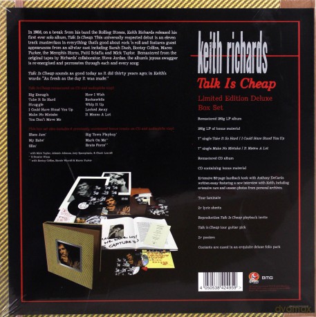 Keith Richards: Talk Is Cheap (Deluxe) [4xWinyl]+[2CD]