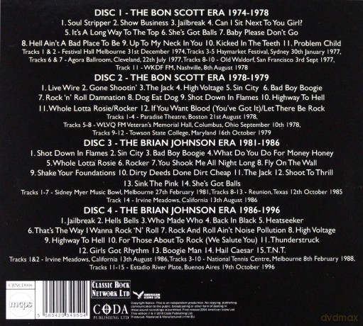 AC/DC: Greatest Hits In Concert  [4CD]