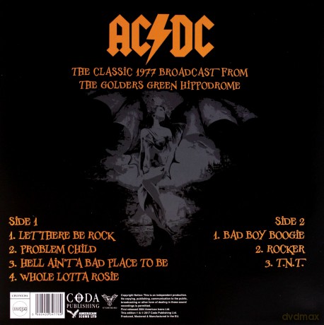 AC/DC: Problem Child - The Legendary Broadcast - London 1977 (Coloured) [Winyl]