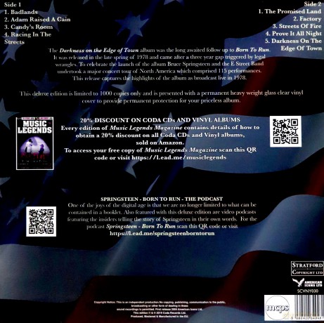 Bruce Springsteen: The Darkness Tour 78 (Purple) [Winyl]