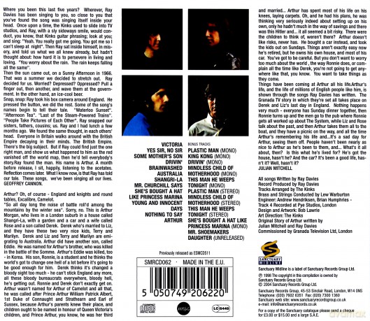 Kinks: Arthur Or The Decline [CD]