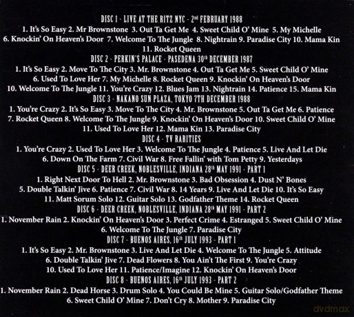 Guns N Roses: Welcome To Paradise City [BOX] [8CD]