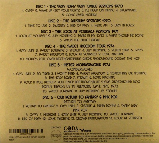 Uriah Heep: He Was The Wizard  [6CD]
