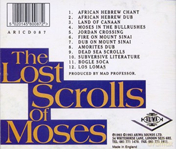 Mad Professor: Lost Scrolls Of Moses The [CD]