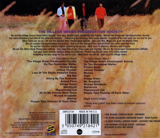 The Kinks: The Kinks Are The Village Green Preservation Society [CD]