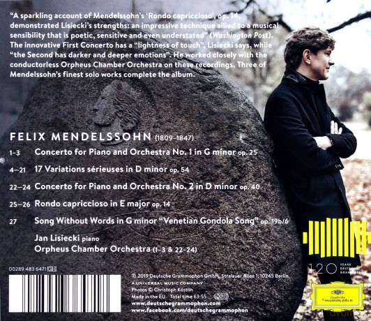 Jan Lisiecki: Mendelssohn [CD]