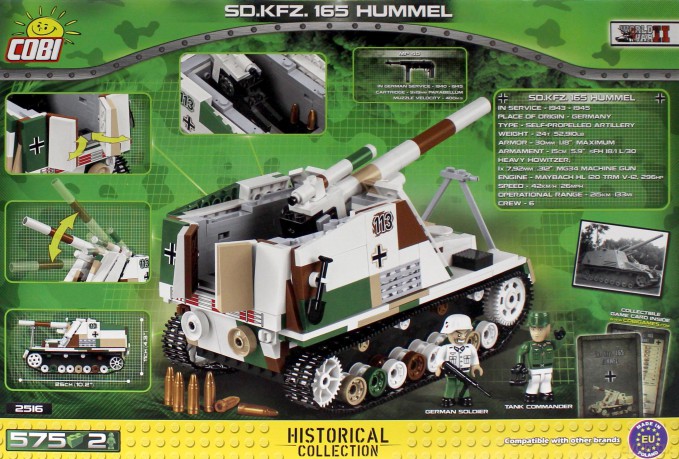 Armia Sd.Kfz. 165 Hummel niemieckie działo [KLOCKI]