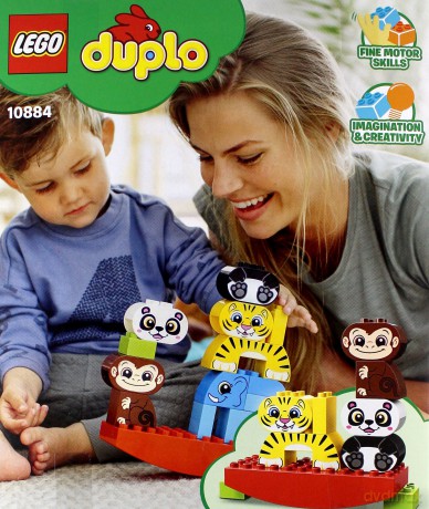 LEGO DUPLO Moje pierwsze zwierzątka na równoważni (10884) [KLOCKI]