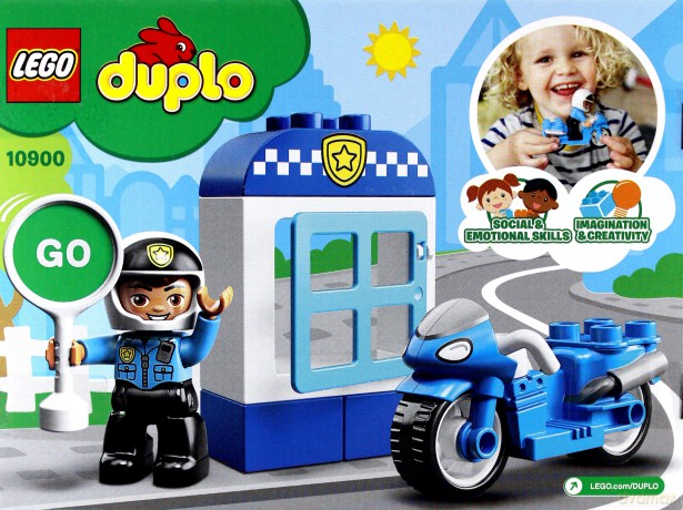 LEGO DUPLO Motocykl policyjny (10900) [KLOCKI]