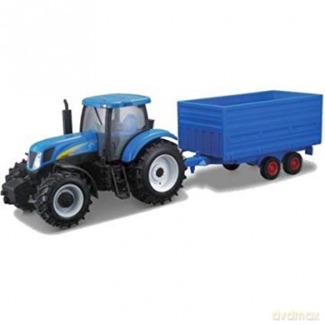 Model Traktor New Holland Farm z przyczepą