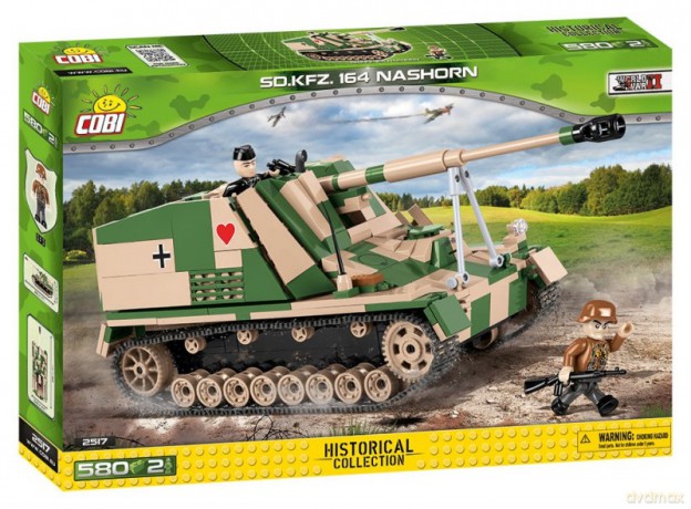 Sd.Kfz.164 Nashorn - niemiecki niszczyciel czołgów [KLOCKI]