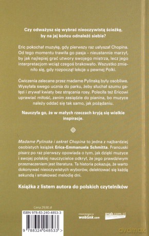 Madame Pylinska i sekret Chopina - Eric-Emmanuel Schmitt [KSIĄŻKA]