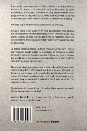 Moja Albinoczka, która potrafiła mocno kochać - Andrzej Barański [KSIĄŻKA]