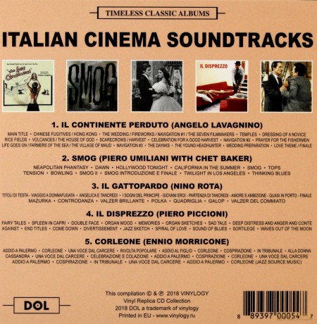 Italian Cinema soundtracks: Timeless Classic Albums [BOX] [5CD]