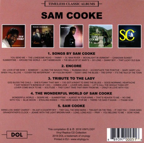 Sam Cooke: Timeless Classic Albums [BOX] [5CD]