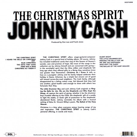 Johnny Cash: The Christmas Spirit (Coloured) [Winyl]