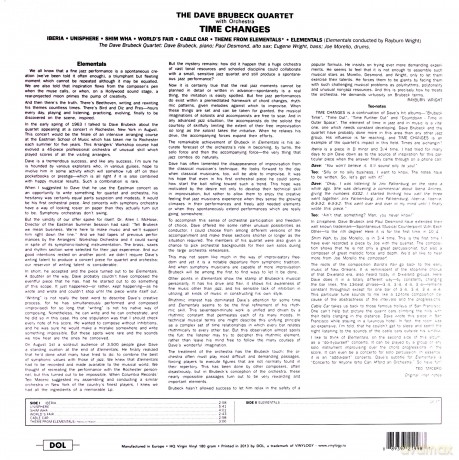 Dave Brubeck Quartet: Time Changes [Winyl]