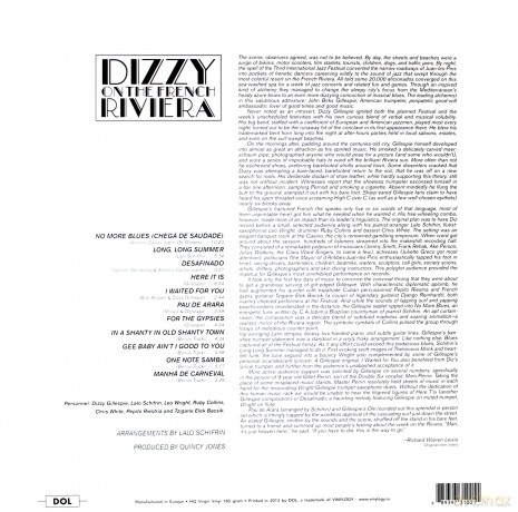Dizzy Gillespie: Dizzy On The French Riviera [Winyl]