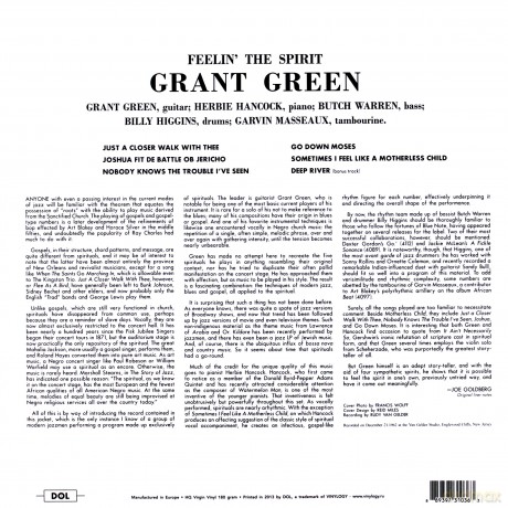 Grant Green: Feelin' The Spirit [Winyl]