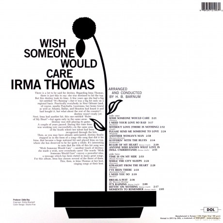 Irma Thomas: Wish Someone Would Care [Winyl]