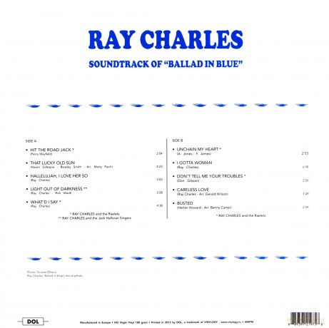 Ray Charles: Ballad In Blue [Winyl]
