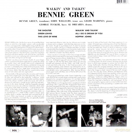 Bennie Green: Walkin' And Talkin' [Winyl]