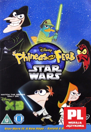 Phineas & Ferb Gwiezdne Wojny [DVD]