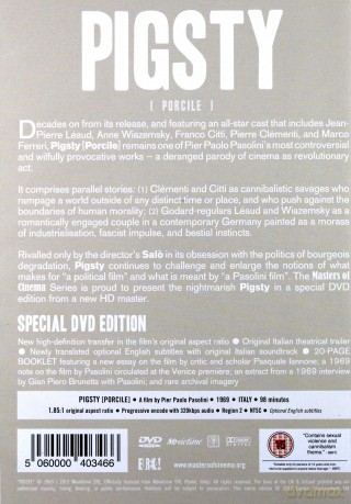 Pigsty (Porcile) (Chlew) [DVD]