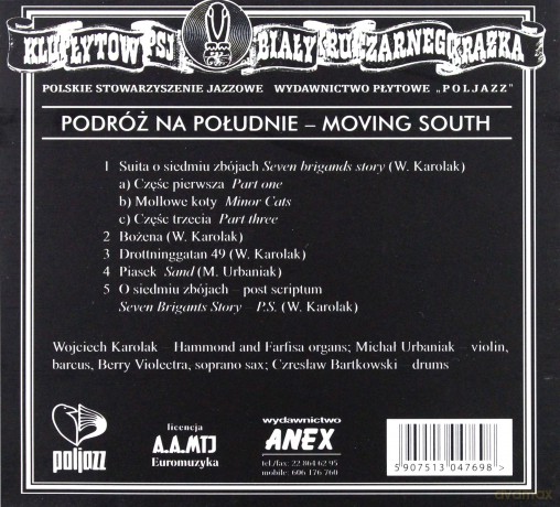 Podróż na południe: Moving South [CD]
