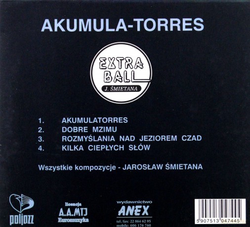 Extra Ball: Akumula-Torres (digipack) [CD]