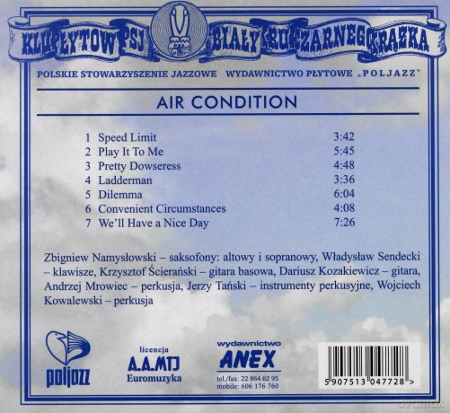 Zbigniew Namysłowski: Air Condition (digipack) [CD]