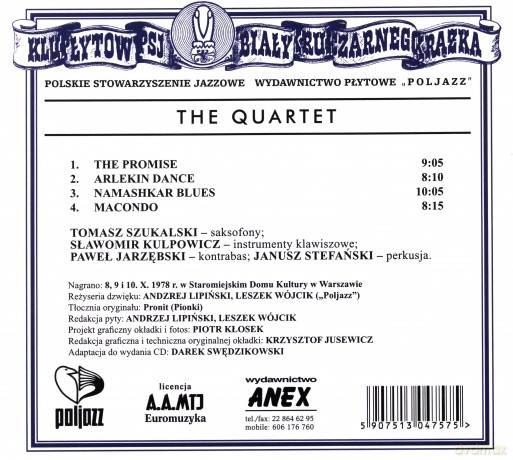 The Quartet (digipack) [CD]
