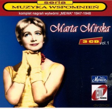 Marta Mirska: Marta Mirska. Volume 1 (digipack) [CD]