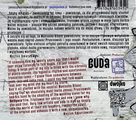 Janusz Prusinowski Kompania: Po śladach (digipack) [CD]