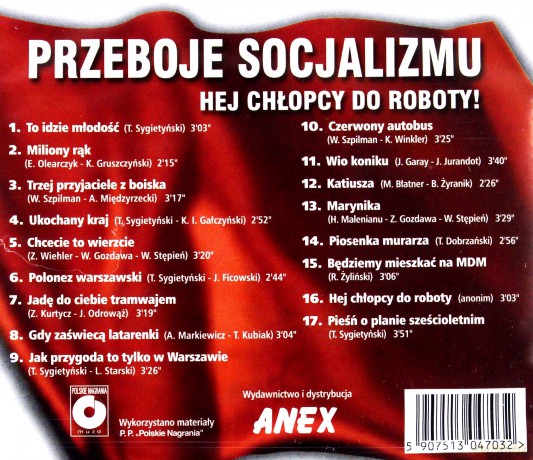 Przeboje Socjalizmu: Hej chłopcy do roboty! [CD]