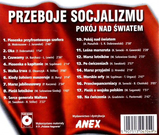 Przeboje Socjalizmu: Pokój nad światem [CD]