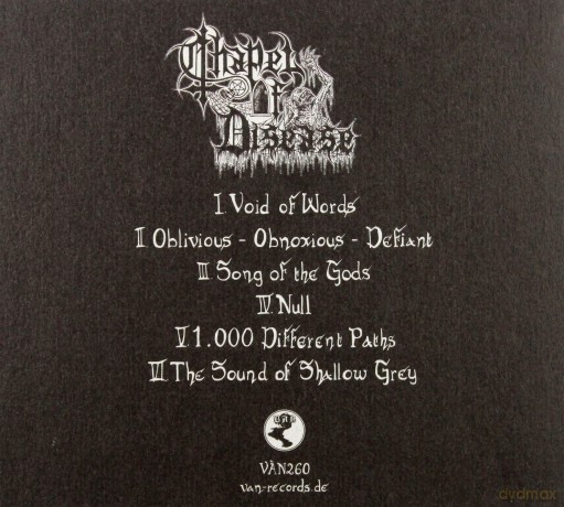 Chapel Of Disease: And As We Have Seen The Storm (digipack) [CD]