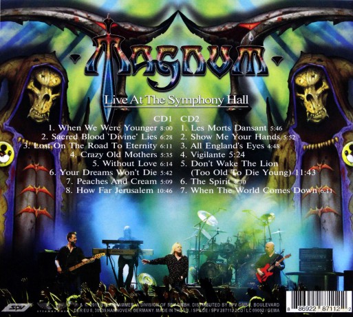 Magnum: Live At The Symphony Hall (digipack) [2CD]