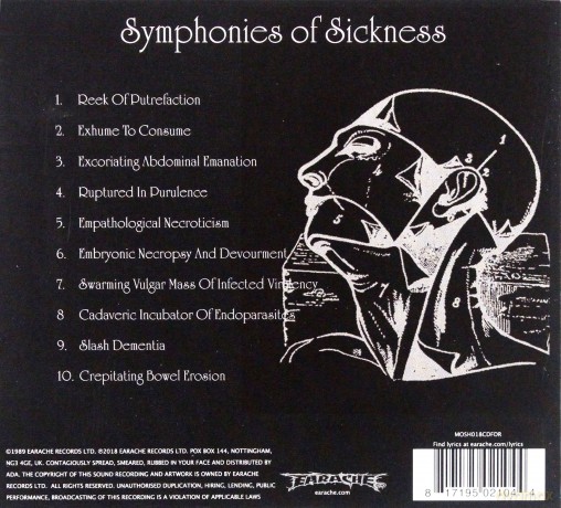 Carcass: Symphonies Of Sickness (digipack) [CD]
