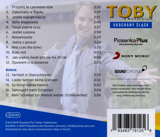 Toby z Monachium: Ukochany Śląsk [CD]