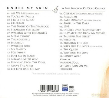 Doro: Under My Skin (digipack) [2CD]