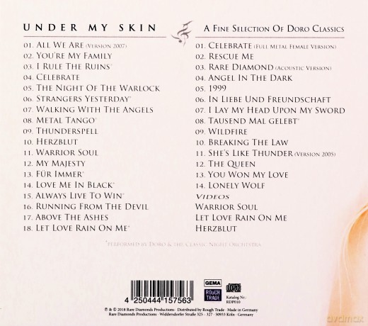 Doro: Under My Skin (digipack) [2CD]